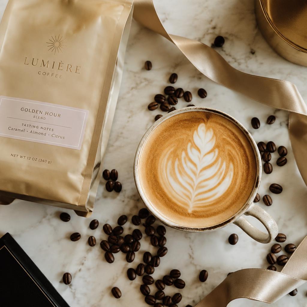 Coffee: Morning ritual flat lay
